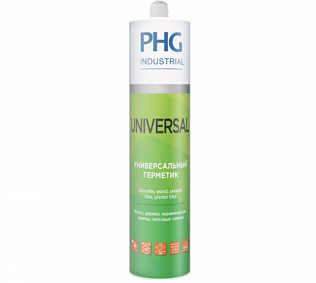Универсальный герметик Силакрил PHG Industrial (белый) 280 ml